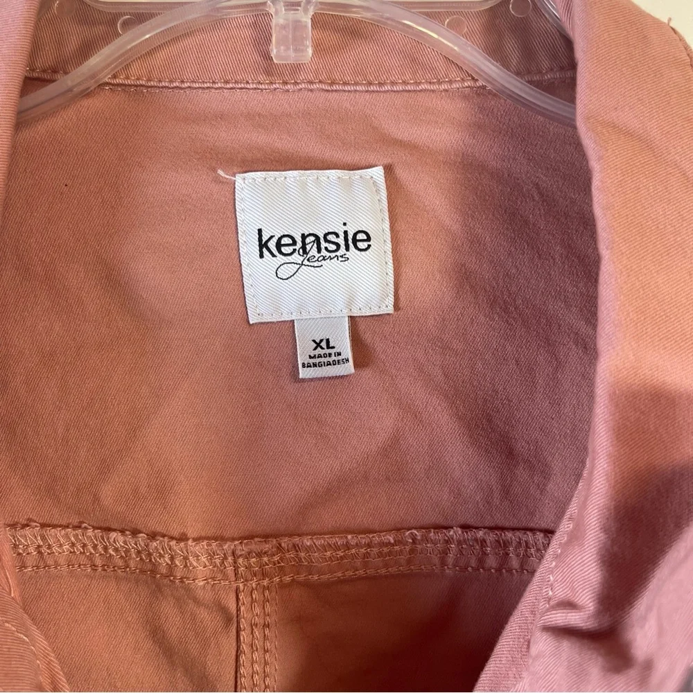 Kenzie rose‎ colored coat Size:XL M4